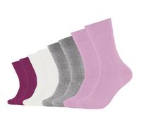 8er Pack s.Oliver Essentials Gekämmte Baumwolle Crew Socken 4150 - lavender 39-42