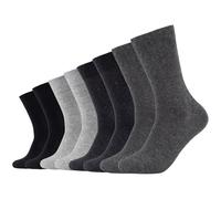 s.Oliver RED LABEL Socken mit elastischem Rippenbündchen im 6er-Pack in Anthrazit Melange, Größe 43-46