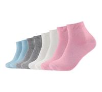 8er Pack s.Oliver Essentials Gekämmte Baumwolle Quarter Socken 4146 - almond blossom 35-38