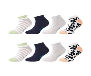 8er Pack s.Oliver Originals Organic Sneakersocken Kinder 2018 - peach nectar 35-38