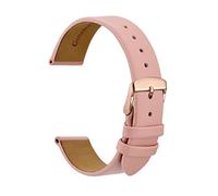 8mm 10mm 12mm 14mm 16mm 18mm 20mm Leder Uhrenarmband Armband für Damen Edelstahlschnalle Ersatzband, 18mm