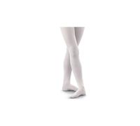 (9-11 Jahre, Weiß) Sock Snob - Sock Snob - 1 Paar Mädchen Ballettstrumpfhose Kinder Rosa und Weiß mit Fuß