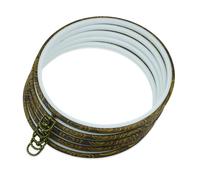 9,6 Zoll Stickrahmen aus Holzimitat - 5er-Pack dekorative Kreuzstichrahmen aus Kunstharz guofa Display Stickrahmen Rundnadelspitze N hrahmen