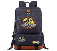 (9)Jurassic World Park Rucksack - Multifunktionaler Rucksack für Reisen, Schule und Laptop - Robuste