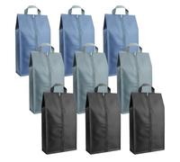 9 Stück Schuhbeutel Reise, wasserdichte Schuhtasche mit Reißverschluss, Staubdichte Schuhtasche, Schuhsack Reise Organizer, Shoe Bag für Reise oder Zuhause