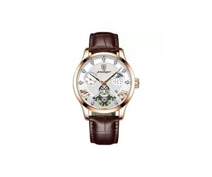 (906-2Quarzuhr) Casual Diamond Uhr Männer Luxusuhr Mechanische Automatikuhren Herrenmode Quarz