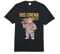 90er Jahre Kino Blitz Film Buff Pop Film Nostalgie Kultur Humor Comfort Colors Adult Heavyweight T-Shirt