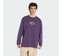 Adidas Originals 90s Alternative Sport Archive Graphic Langarm-t-shirt M Aurora Plum