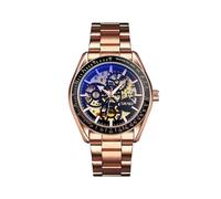 9194 Herren Automatik Skelett Mechanische Uhr Roségold