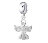 925 Sterling Silber Engel Charm Herz Charm Valentine Charm Anhänger Charm für Pandora Charm Armband