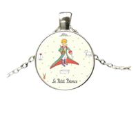 925 Sterling Silber Fuchs Halskette für Damen und Herren, Unter dem Mond Glaskuppel Halskette, Mädchen Gold Initial Schmuck Damen, Therian