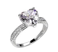 925 Sterling Silber Ringe für Frauen, Verlobungsring Damen mit Zirkonia, Liebesknoten Ring Damen, Diamanten Halskette,Versprechen Ringe Silberringe Damenring Schmuck Geschenke