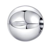 925 Sterling Silber Runde Clip Stopper Charm Spacer Charm Stopper Charm für Pandora Charm Armband (Silber)