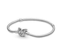 925er Silber Basic Armband für Damen mit Schmetterling 16cm