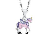 Prinzessin Lillifee 925 Sterling Silber Mädchen Kinder Schmuck, Lila, Einhorn, Kommt in Schmuck Geschenk Box