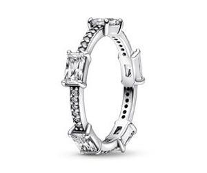 925er Silberring für Damen mit Zirkonia