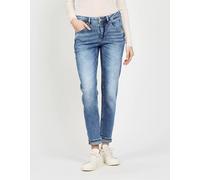 GANG 5-Pocket-Jeans 94ADELA Relaxed-Fit High-Low Autumn Wash Damen Gr. 28