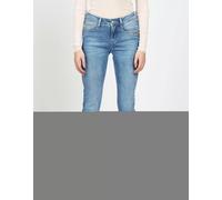 Relax-fit-Jeans GANG "GANG Jeans Relaxed Fit 94AMELIE", Damen, Gr. 31, Normalgrößen, blau (denim blau), 70% Baumwolle, 20% Recycelte Baumwolle, 6% Polyester, 4% Elasthan, Jeans (94231149-31) denim bla