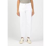5-Pocket-Jeans GANG "94IDA", Damen, Gr. 32, N-Gr, weiß, Denim/Jeans, Obermaterial: 100% Baumwolle, casual, Ballonform knöchellang, Jeans, im lässigen O-Shape (45771802-32) weiß