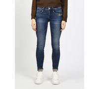 Skinny-fit-Jeans GANG "94NELE", Damen, Gr. 29, N-Gr, basic cross hatch, Denim/Jeans, Obermaterial: 93% Baumwolle, 5% Polyester, 2% Elasthan, skinny fit lang, Jeans 5-Pocket-Jeans, mit Rundpasse und se