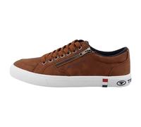 TOM TAILOR Herren | Erwachsene Sneaker Low-Top | Claudio | 9580180001 | Weite G | Schnürung | Polyurethan (PU) | Cognac (00205) | 41 EU
