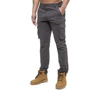 Enzo | Herren Cargo-Hose - Grau 32 lang