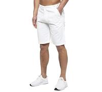 Enzo | Herren Chino Shorts In Weiß 32 (Größe)