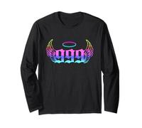 999 Engel Zahl Regenbogen Langarmshirt