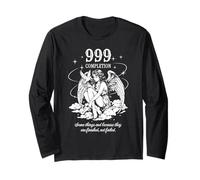 999 Vollendung Spiritueller Ätherischer Engel Nummer Angelcore Langarmshirt