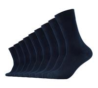 Camano Herren 3403 Ca-Cotton 9 Paar Socken, Blau (Navy 04), (Herstellergröße: 35/38) (9er Pack)
