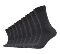 Camano Herren 3403 Ca-cotton sokker 9 par Socken, dunkelgrau, 43-46 EU