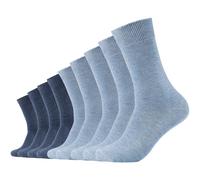 Camano Herren 9106 Socken, Blau (Stone Mel (99) + Jeansblau 0099), 39/42 (9er Pack)