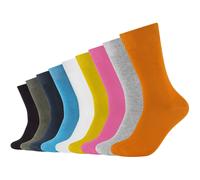 9er Pack camano Comfort Baumwoll Crew Socken 2400 - ember glow 35-38