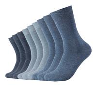 Socken CAMANO "comfort", Damen, Gr. 35-38, denim melange, Baumwollmischung, normal, Socken Socken, mit verstärktem Fersen- und Zehenbereich (49728644-35) denim melange