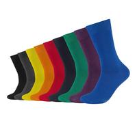 9er Pack camano Comfort Baumwoll Crew Socken 5560 - classic blue 35-38
