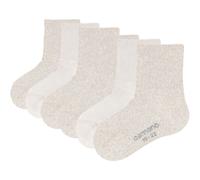 9er Pack camano Soft Baumwolle Baby-Socken 8200 - nature melange 15-18
