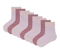 9er Pack camano Soft Bio-Baumwolle Baby-Socken 4201 - rosé 19-22