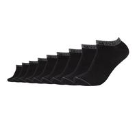 Sneakersocken MUSTANG "Sneakersocken 9er Pack" Gr. 39/42, schwarz (black) Herren Socken (43513022-39) black