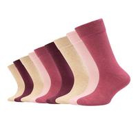 9er Pack s.Oliver Essentials Gekämmte Baumwolle Crew Socken Kinder 4490 - rose wine 27-30