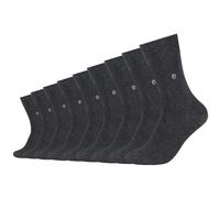 9er Pack s.Oliver Red Classic Crew Socken 0008 - anthracite 35-38