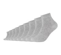 9er Pack s.Oliver Red Classic recycelte Quarter Socken 0010 - light grey melange 43-46
