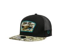 9Fifty Salute to Service Eagles Cap by New Era schwarz One Size