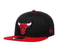 New Era Männer Snapback Cap Era Nba Chicago Bulls Team Patch 9fifty in schwarz S/M schwarz