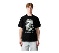 A BATHING APE - STA Over Print 1st Camo Tee - - Tops - Herren - Schwarzk - L