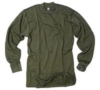 A. Blöchl Bundeswehr Pullover MIT PLÜSCHFUTTER BW Pulli Winter Langarmshirt UNTERHEMD Oliv, Größe:7 (XL)