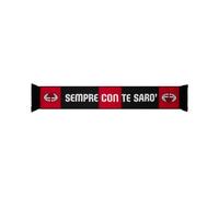 A.C. Milan Adult-Unisex, Acryl, Schal Immer mit dir Sein, offizielles Produkt, Sempre Con Te Sarò, Einheitsgröße
