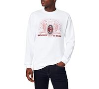 A.C. Milan Back Where We Belong Crewneck Sweatshirt Weiß XL Unisex Erwachsene Fußballfans Unisex Outdoor-Enthusiasten