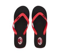 A.C. Milan Flip-Flops, Sommer-/Strandschuhe, offizielles Produkt, Schwarz, Größe 38/39