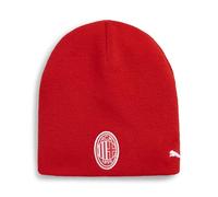 Puma AC Milan Wendbare Beanie | Mit Plain | Black/Red Black
