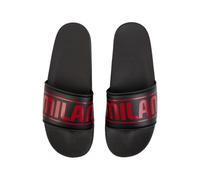 A.C. Milan Stirnband, Hausschuhe für Strand und Zuhause, offizielles Produkt, Unisex, für Erwachsene, Schwarz, 40/41 EU